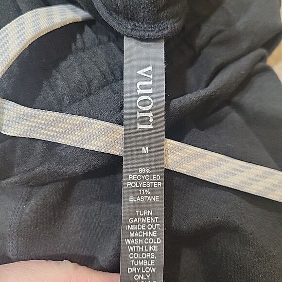 Vuori Performance Jogger Pants Size M Long 26" VW303 Black Heather Dreamknit - Picture 6 of 8